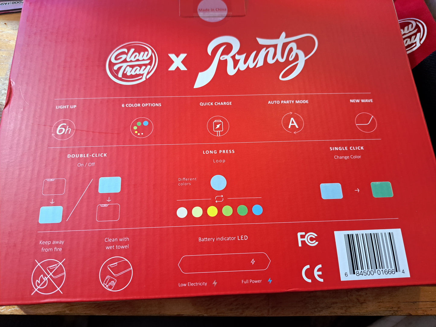 Glow Rolling Tray