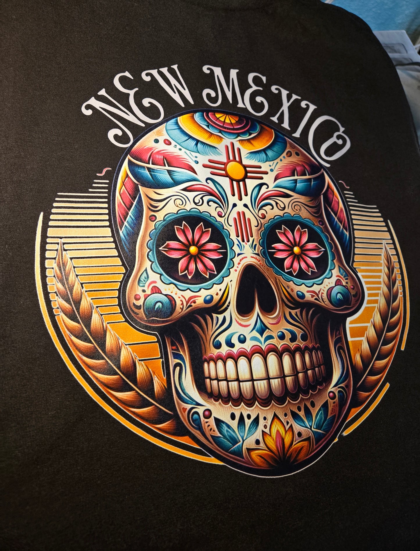 New Mexico Sugar Skull Tee