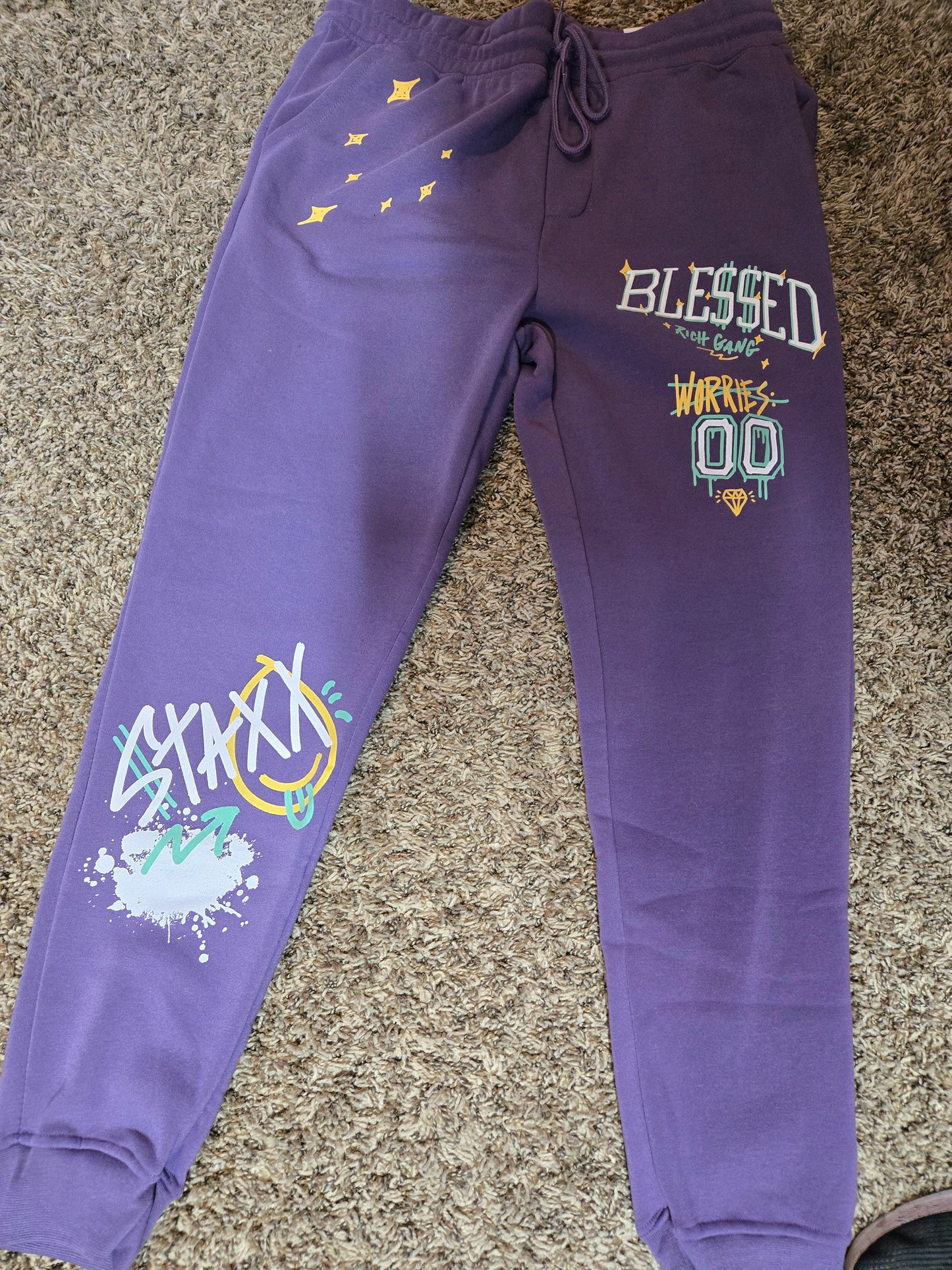 Blessed Rich Gang Joggers