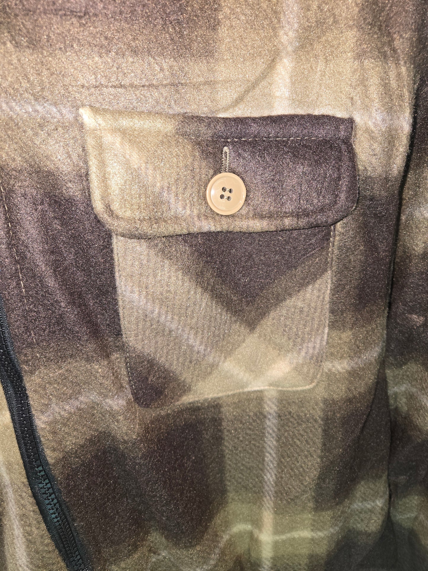 Flannel Zip-Up Hoodie