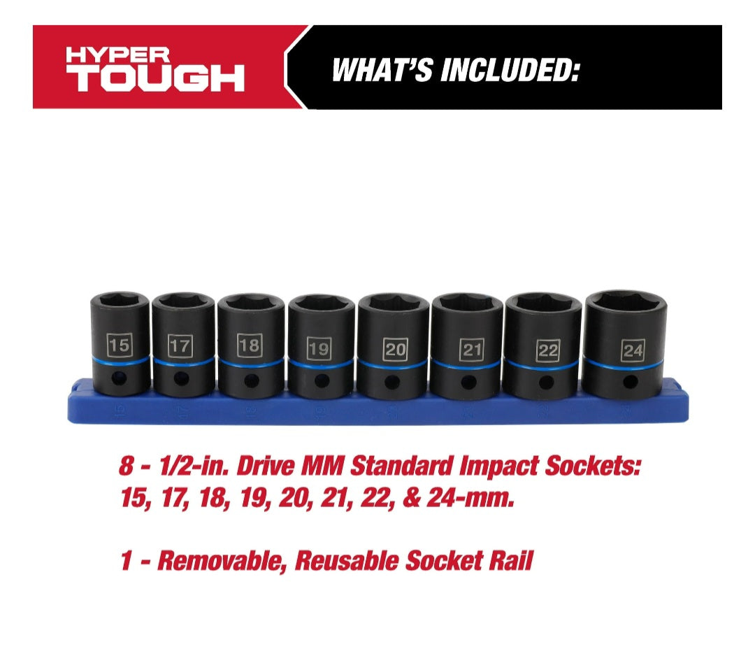 9pc Socket Set
