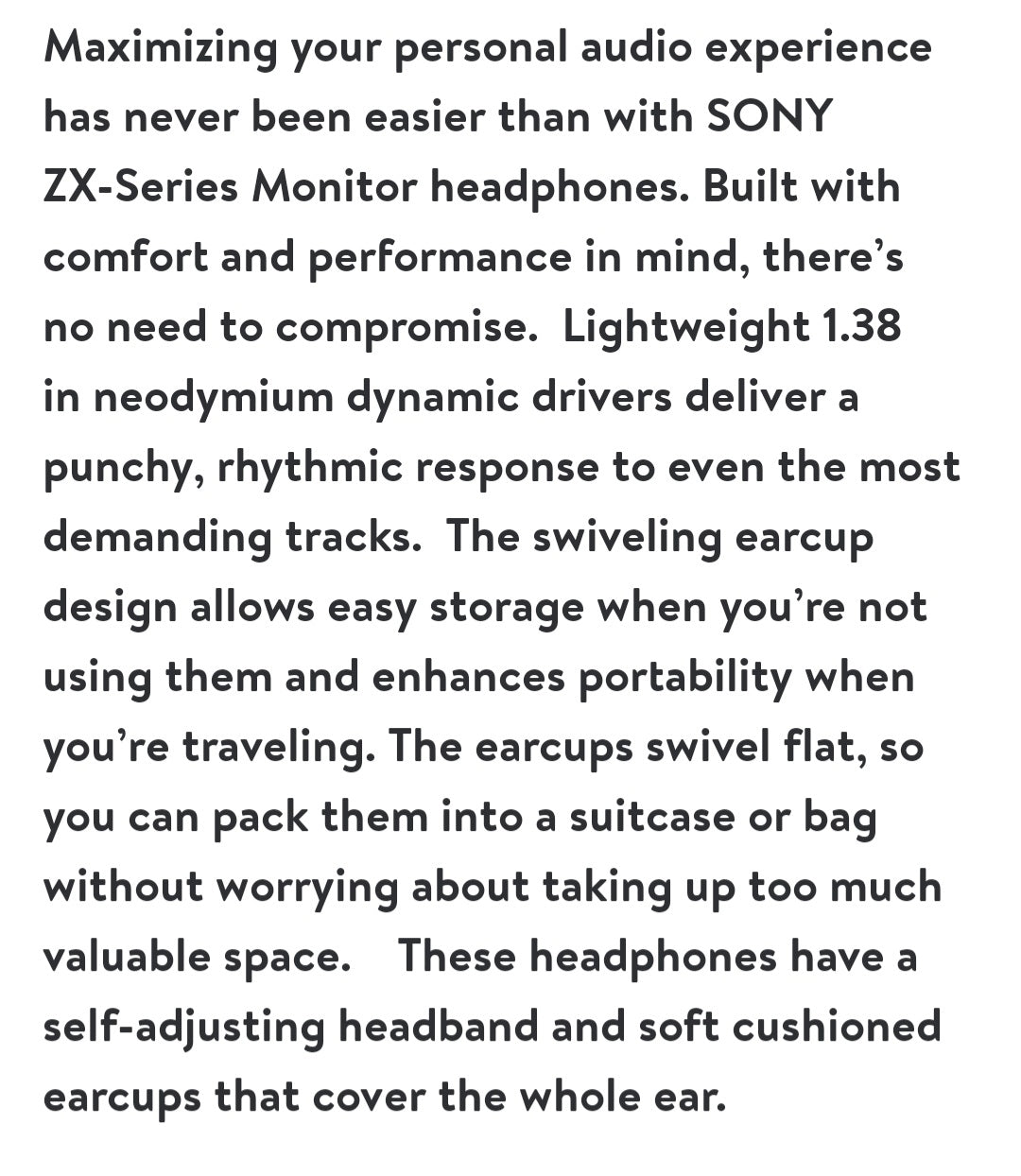 Sony On-Ear Headphones