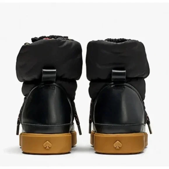 Black Cocoon Snow Boots
