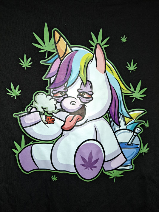 Smoking Unicorn2 T-Shirt