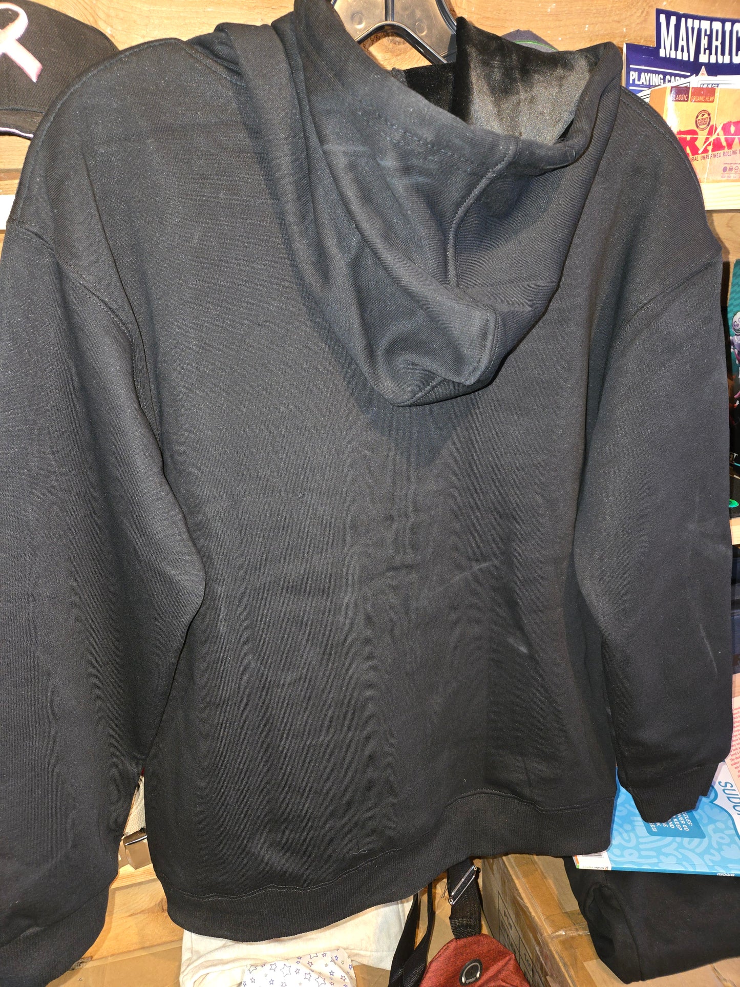 Black Pullover Hoodie