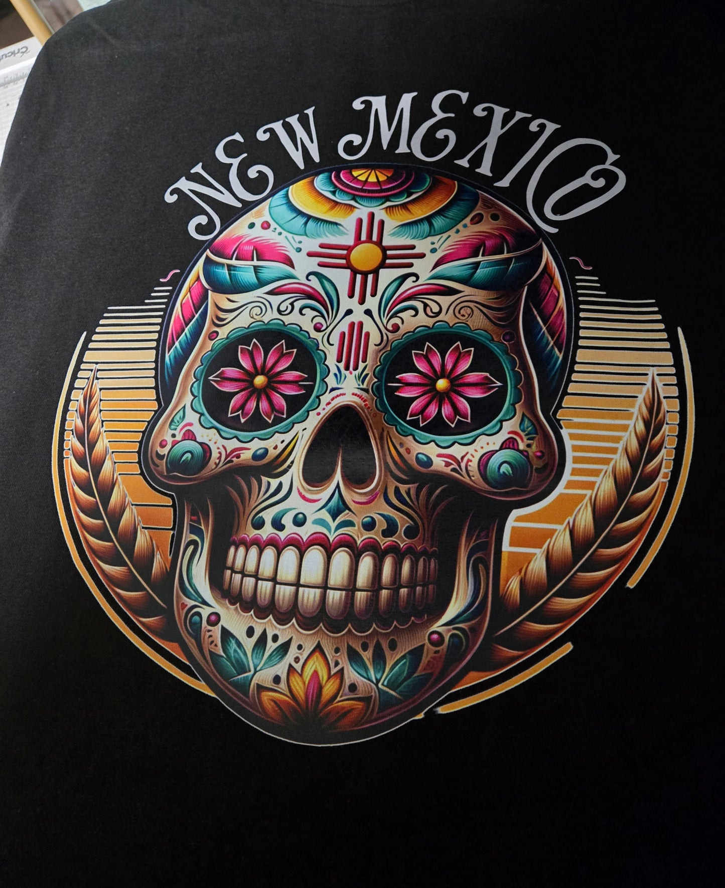 New Mexico Sugar Skull Tee