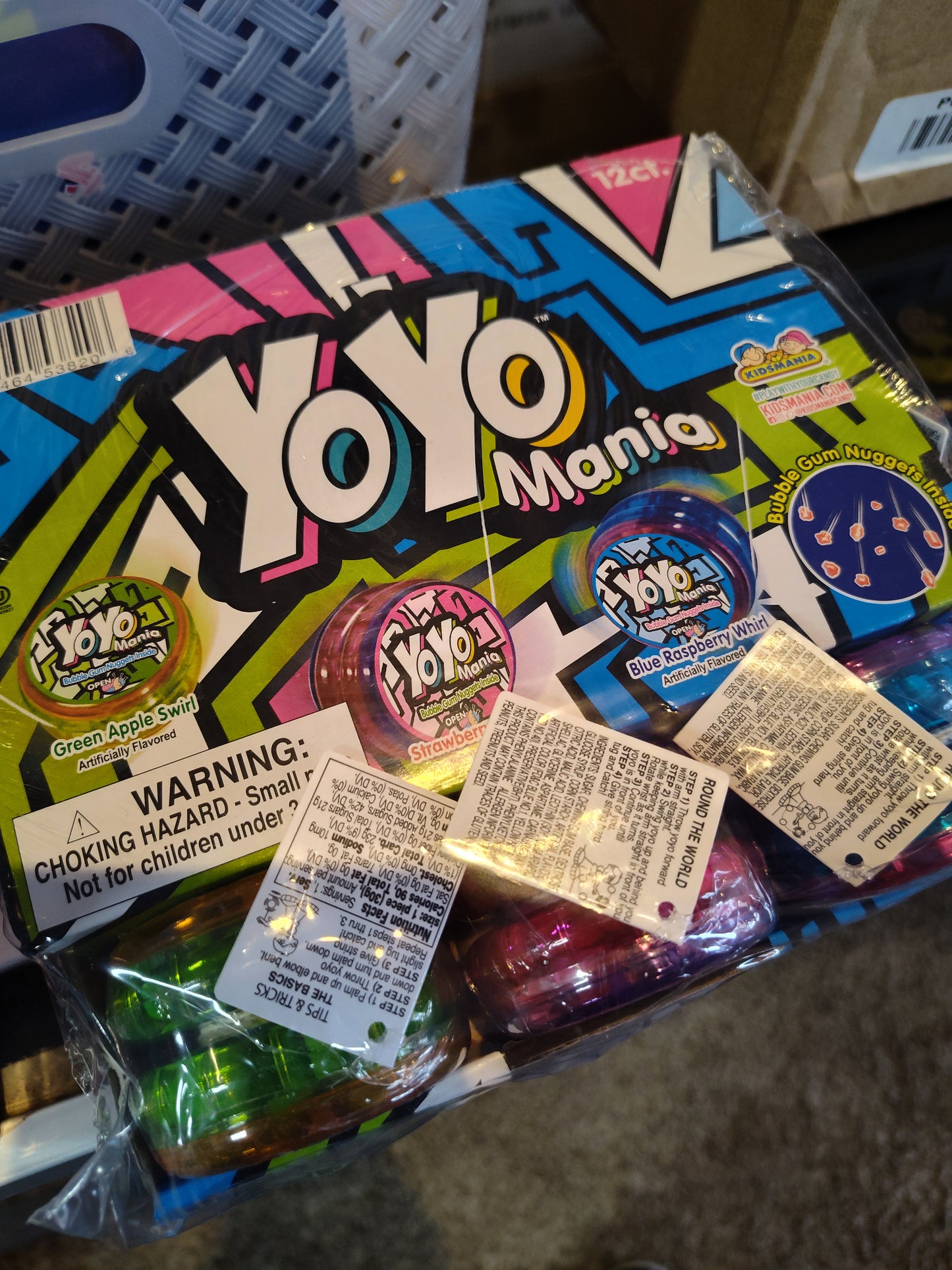 Yoyo Bubblegum Candy