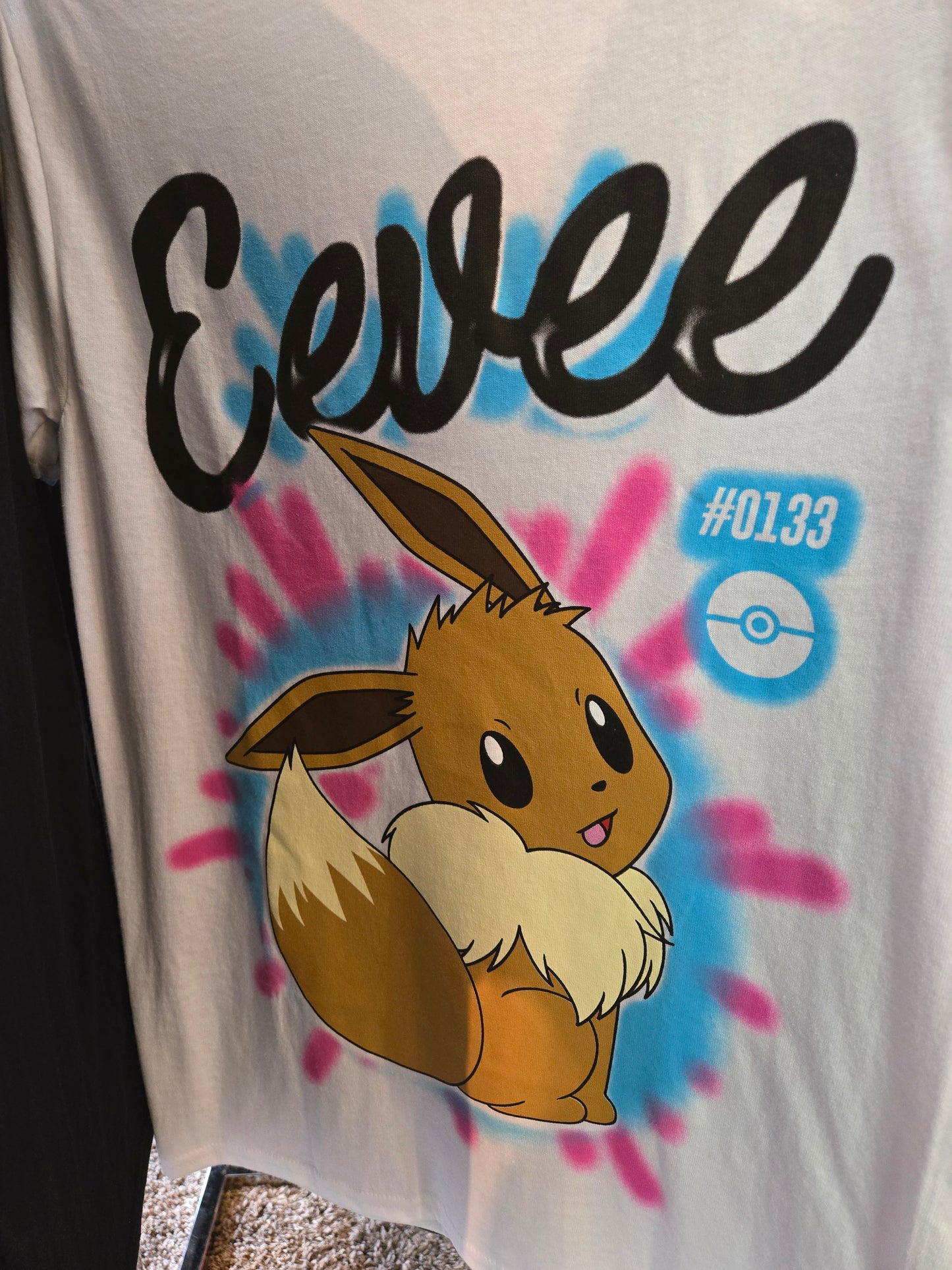 Eevee White Tee