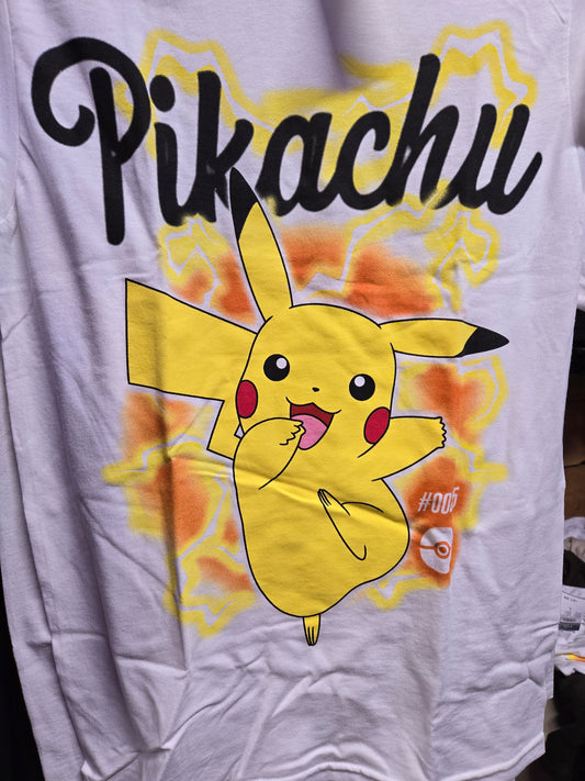 Pika White Tee