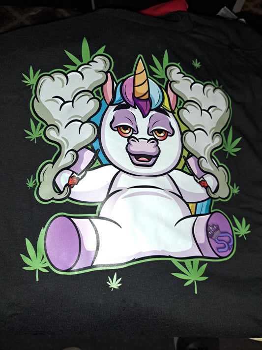 Smoking Unicorn T-Shirt